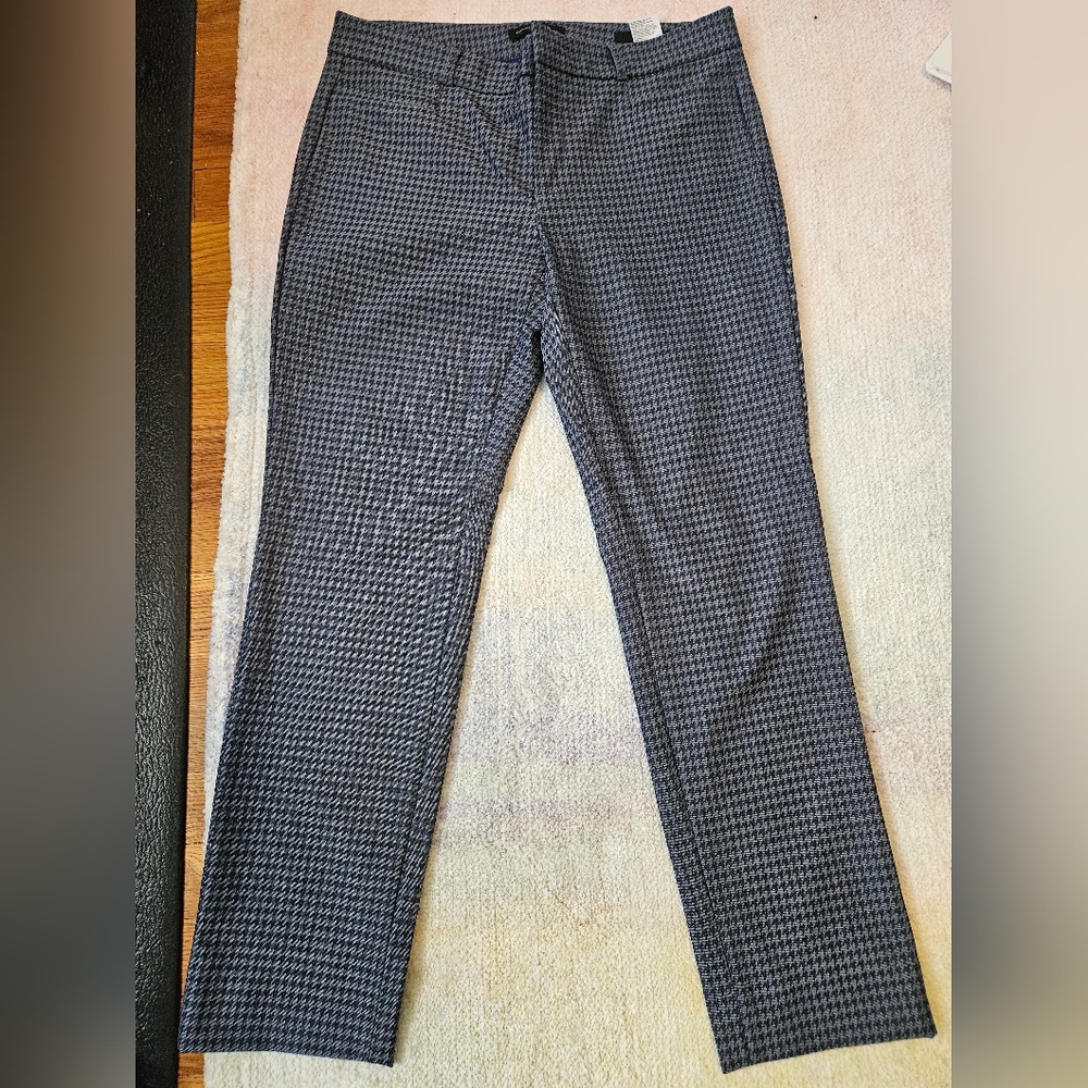 Blue houndstooth Banana Republic pants